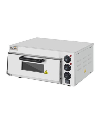 HORNO DE PIZZA ELÉCTRICO PROFESIONAL 1 CÁMARA 2000W CHEF PRO