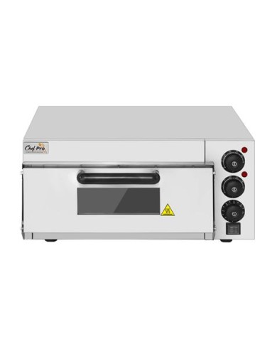 HORNO DE PIZZA ELÉCTRICO PROFESIONAL 1 CÁMARA 2000W CHEF PRO