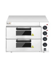 HORNO DE PIZZA ELÉCTRICO PROFESIONAL 2 CÁMARAS 3000W CHEF PRO