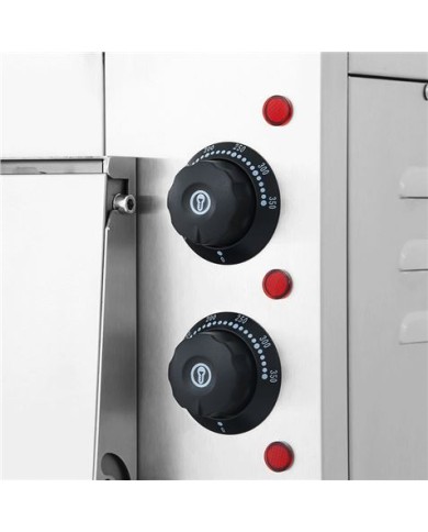 HORNO DE PIZZA ELÉCTRICO PROFESIONAL 2 CÁMARAS 3000W CHEF PRO