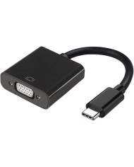 CABLE CONVERSOR USB-C M A VGA-H BLACK CABLE CONVERSOR USB-C M A VGA-H BLACK