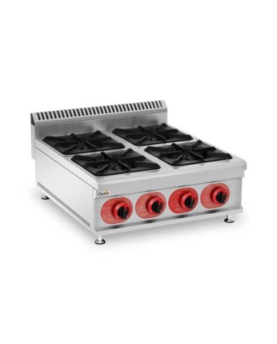 COCINA A GAS PROFESIONAL 4 FUEGOS CHEF PRO