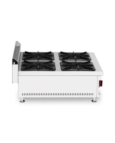 COCINA A GAS PROFESIONAL 4 FUEGOS CHEF PRO