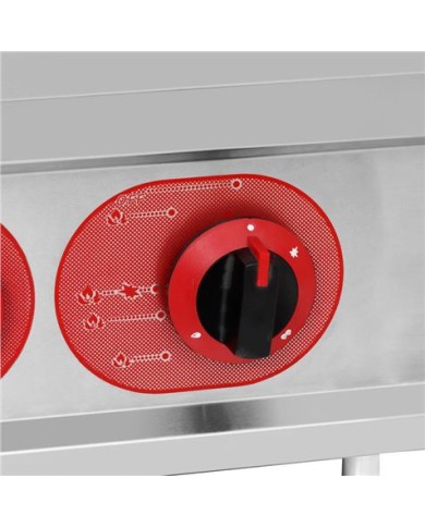 COCINA A GAS PROFESIONAL 4 FUEGOS CHEF PRO