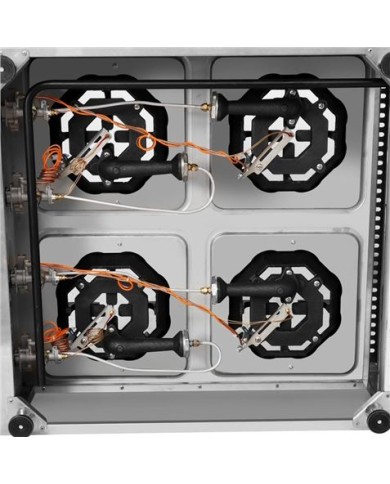 COCINA A GAS PROFESIONAL 4 FUEGOS CHEF PRO