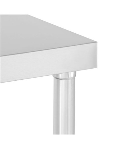 MESA DE TRABAJO ACERO INOXIDABLE 180X70X85CM CHEF PRO