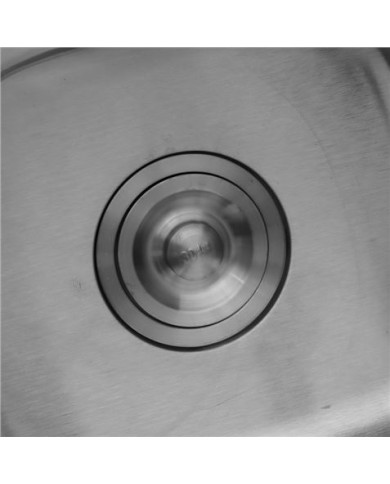 FREGADERO MURAL ACERO INOX PROFESIONAL CON GRIFO Y BACKSPLASH CHEF PRO