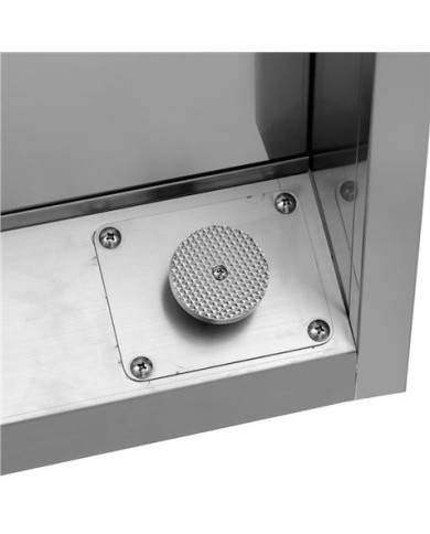 LAVAMANOS ACERO INOX INDUSTRIAL CON GRIFO DE PIE Y DISPENSADOR CHEF PRO