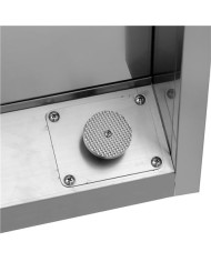 LAVAMANOS ACERO INOX INDUSTRIAL CON GRIFO DE PIE Y DISPENSADOR CHEF PRO