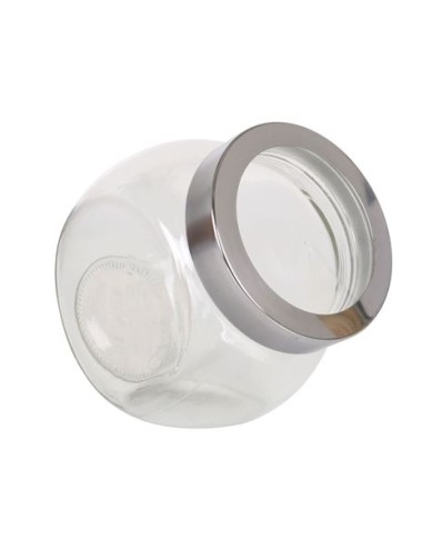 TARRO VIDRIO 2 POSICIONES 600ML TAPA CRISTAL ROSCA