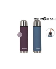TERMO INOX SOFT TOUCH 750ML 2 COLORES SURTIDOS THERMOSPORT