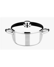 CACEROLA ACERO INOXIDABLE 16CM 1.5 LITROS OPTIMA CON TAPA ACERO MONIX