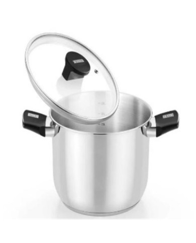 OLLA DE ACERO INOX CON TAPA DE CRISTAL 26CM ELITE MONIX