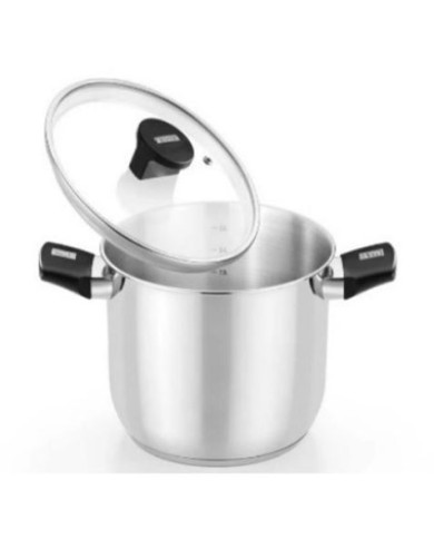 OLLA DE ACERO INOX CON TAPA DE CRISTAL 30CM ELITE MONIX