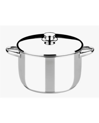 OLLA DE ACERO INOXIDABLE 16CM 2 LITROS OPTIMA CON TAPA ACERO MONIX