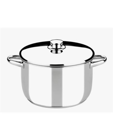 OLLA DE ACERO INOXIDABLE 18CM 3 LITROS OPTIMA CON TAPA ACERO MONIX