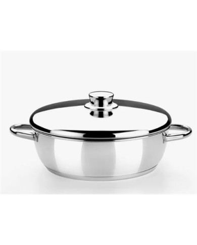 RUSTIDERA 26CM CON TAPA ACERO OPTIMA MONIX