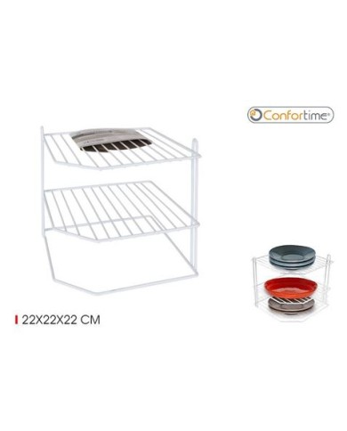 ESTANTE ORGANIZADOR ESQUINERO COCINA BLANCO