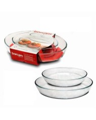 PACK 2 BANDEJAS HORNO OVALADAS CRISTAL BORCAM PASABAHCE