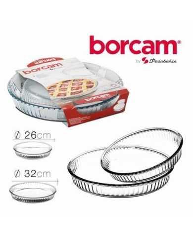 SET 2 FUENTES PARA TARTAS 32/26 CM BORCAM