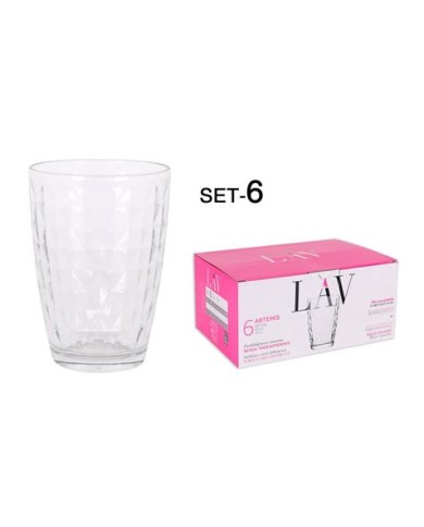 SET 6 VASOS CRISTAL 415CC NEW ARTEMIS