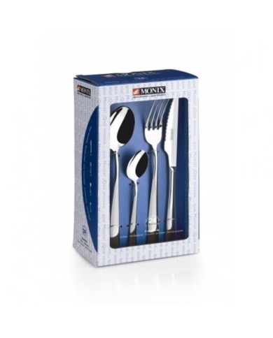 SET 24 CUBIERTOS ACERO INOX TRIESTE MONIX