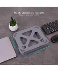 SOPORTE ELEVADOR TOOQ PARA PORTATILES HASTA 17.3