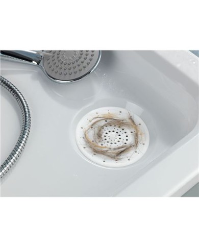 FILTRO PARA DESAGÜE FREGADERO SILICONA BLANCO