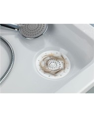 FILTRO PARA DESAGÜE FREGADERO SILICONA BLANCO