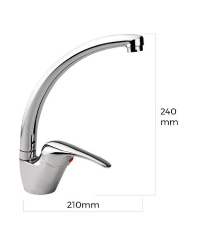 MONOMANDO DE FREGADERO CAÑO ALTO EDM