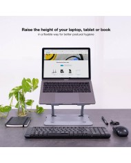 SOPORTE ELEVADOR TOOQ PARA PORTATILES HASTA 17.3