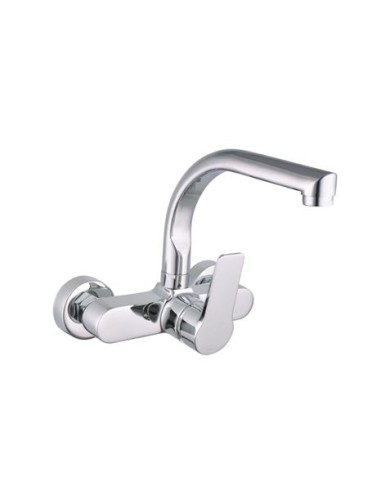 MONOMANDO DE FREGADERO CAÑO ALTO EMPOTRADO EDM