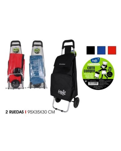 CARRO DE LA COMPRA 2 RUEDAS FRIGO 24L COLORES SURTIDOS CONFORTIME