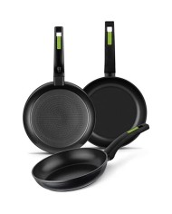 PACK 3 SARTENES ALUMINIO FORJADO 18/22/26 CM GREEN MONIX