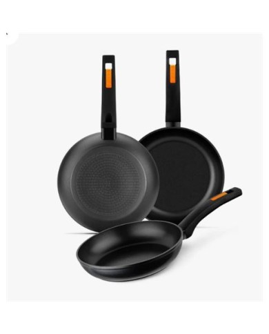 PACK 3 SARTENES ALUMINIO FORJADO 18/22/26CM FUEGO MONIX