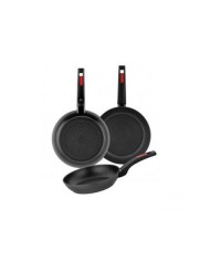 PACK 3 SARTENES ALUMINIO FORJADO 18/22/26CM SUNSET MONIX