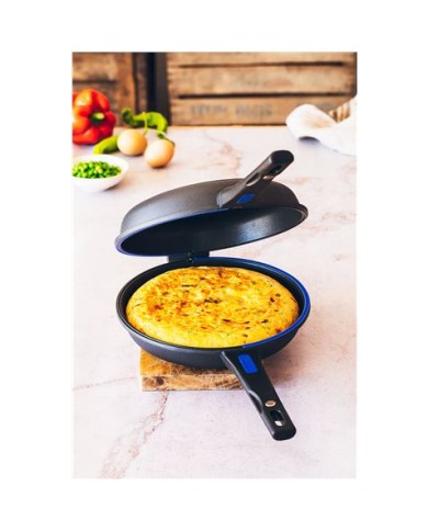 SARTEN TORTILLERO ALUMINIO FUNDIDO 24CM DOBLE TWIN SOLID+ MONIX