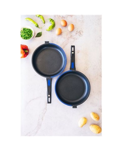 SARTEN TORTILLERO ALUMINIO FUNDIDO 24CM DOBLE TWIN SOLID+ MONIX