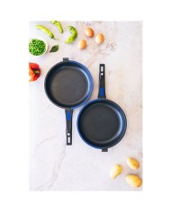 SARTEN TORTILLERO ALUMINIO FUNDIDO 24CM DOBLE TWIN SOLID+ MONIX