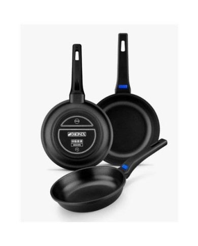 SET 3 SARTENES 18/22/26CM SOLID + MONIX