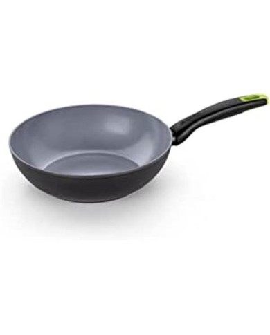WOK DE ALUMINIO ANTIADHERENTE RECICLADO 28CM ECO NATURE MONIX