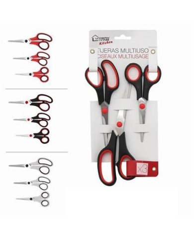 PACK 3 TIJERAS MULTIUSOS URBAN LIVING