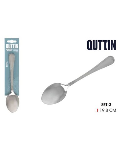 PACK 3 CUCHARAS MESA 19.8CM SOFIA QUTTIN