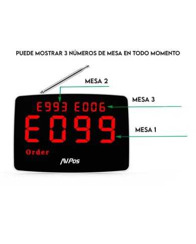 PANTALLA AVISADOR DE CAMAREROS AVPOS PANTALLA AVISADOR DE CAMAREROS AVPOS