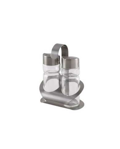 SET SALERO Y PIMENTERO ACERO INOX MONIX