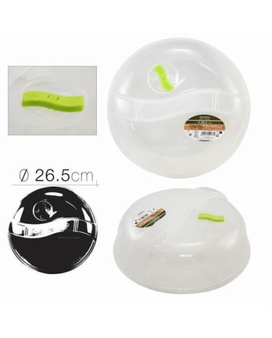 TAPA MICROONDAS CON VALVULA 26.5X9.5