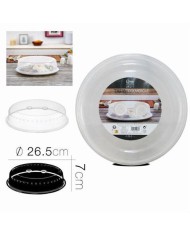 TAPA MICROONDAS TRANSPARENTE 26.5X7