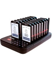 AVISADOR DE CLIENTES AVPOS 16 UDS + BASE DE CARGA