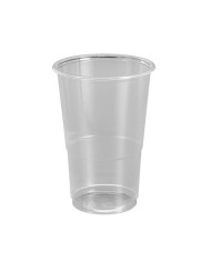 PACK 25 VASOS PLASTICOS TRANSPARENTE 250CC ALGON