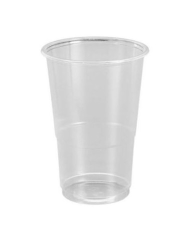 PACK 50 VASOS PLASTICOS TRANSPARENTE 250CC ALGON